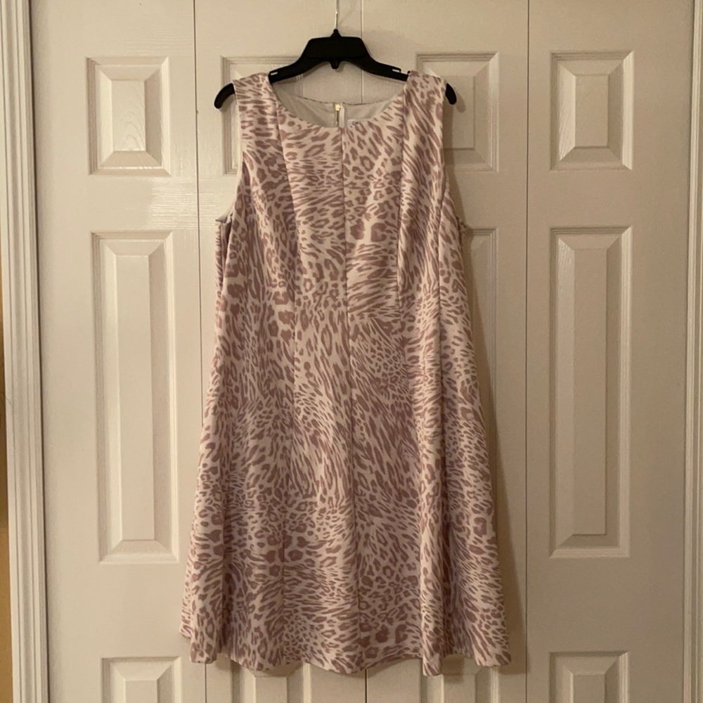 Calvin Klein animal print dress